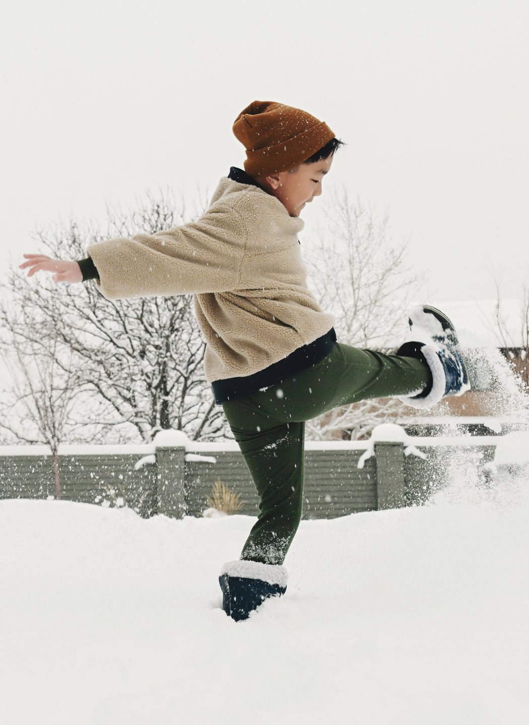 Children's Bamboo Waffle Knit Base Layer Pant - Image 5