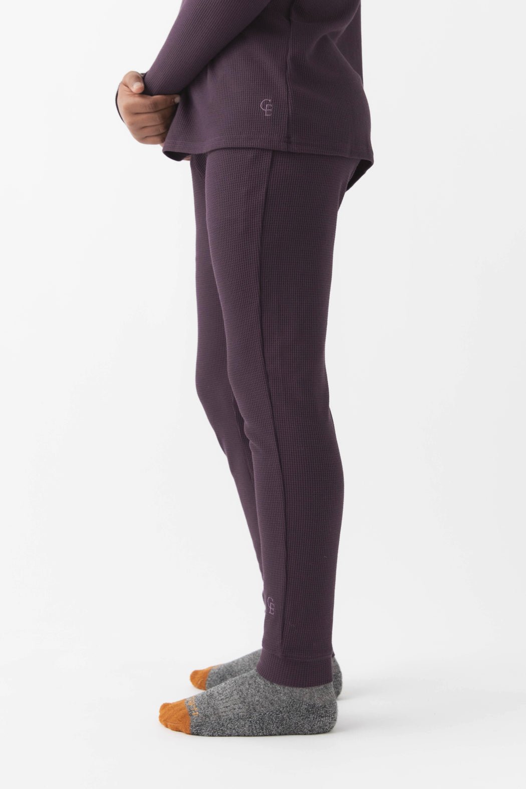 Children's Bamboo Waffle Knit Base Layer Set - Image 5