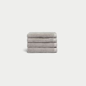 Ribbed Terry Washcloths