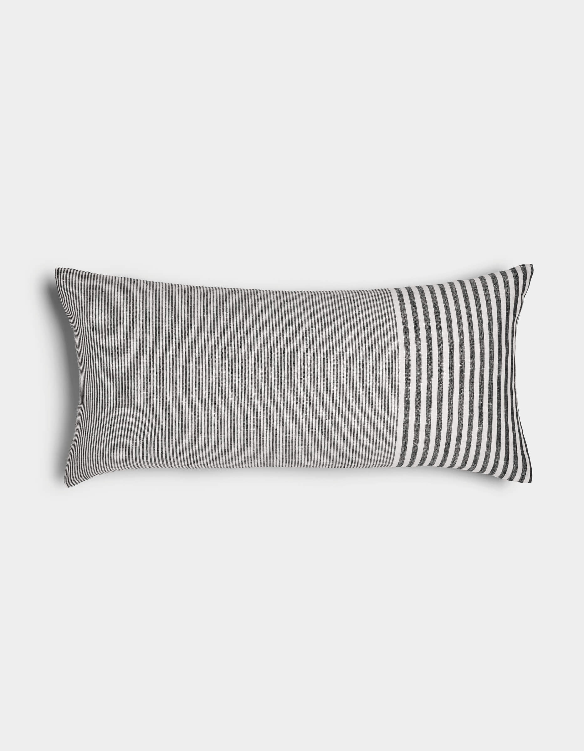Striped Linen Throw Pillow - Image 8