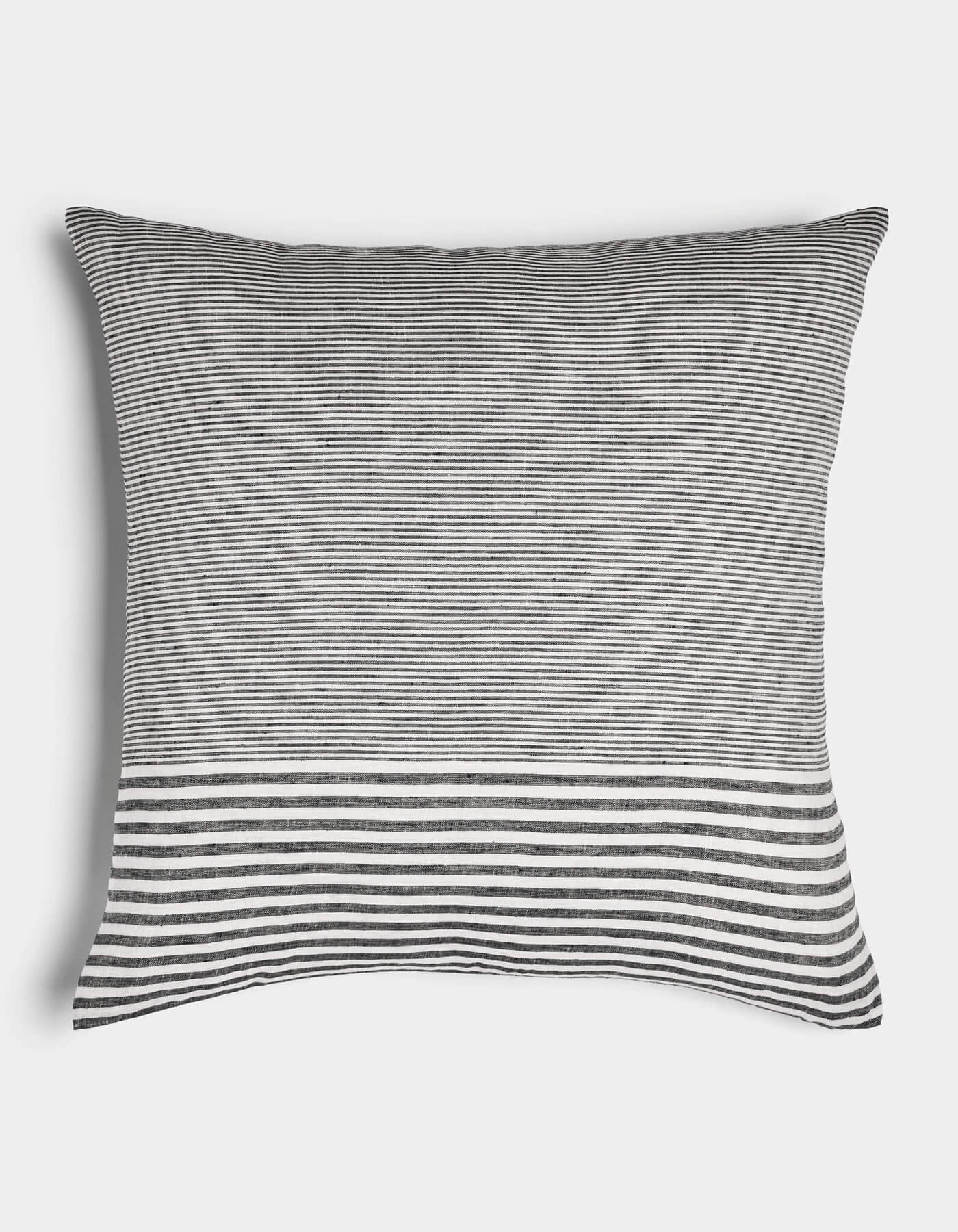 Striped Linen Throw Pillow - Image 6