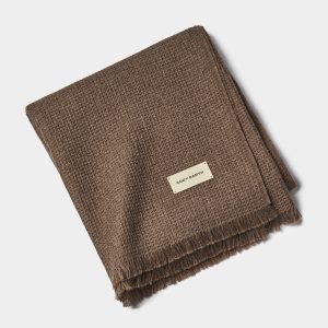 Alpaca Waffle Throw