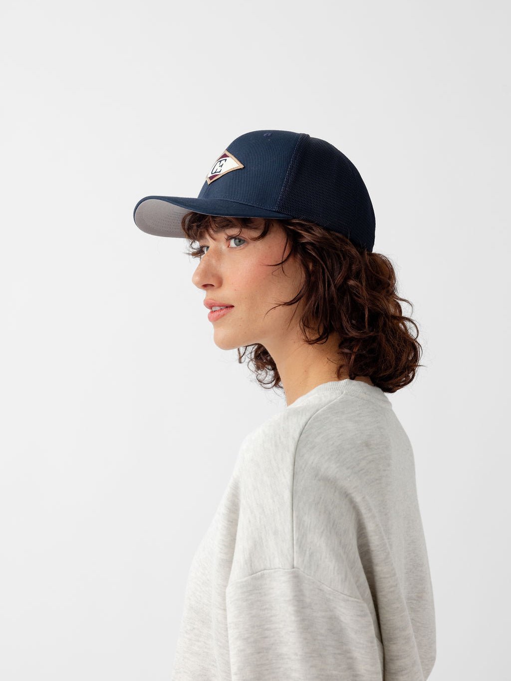 Diamond Mesh Trucker Hat - Image 6