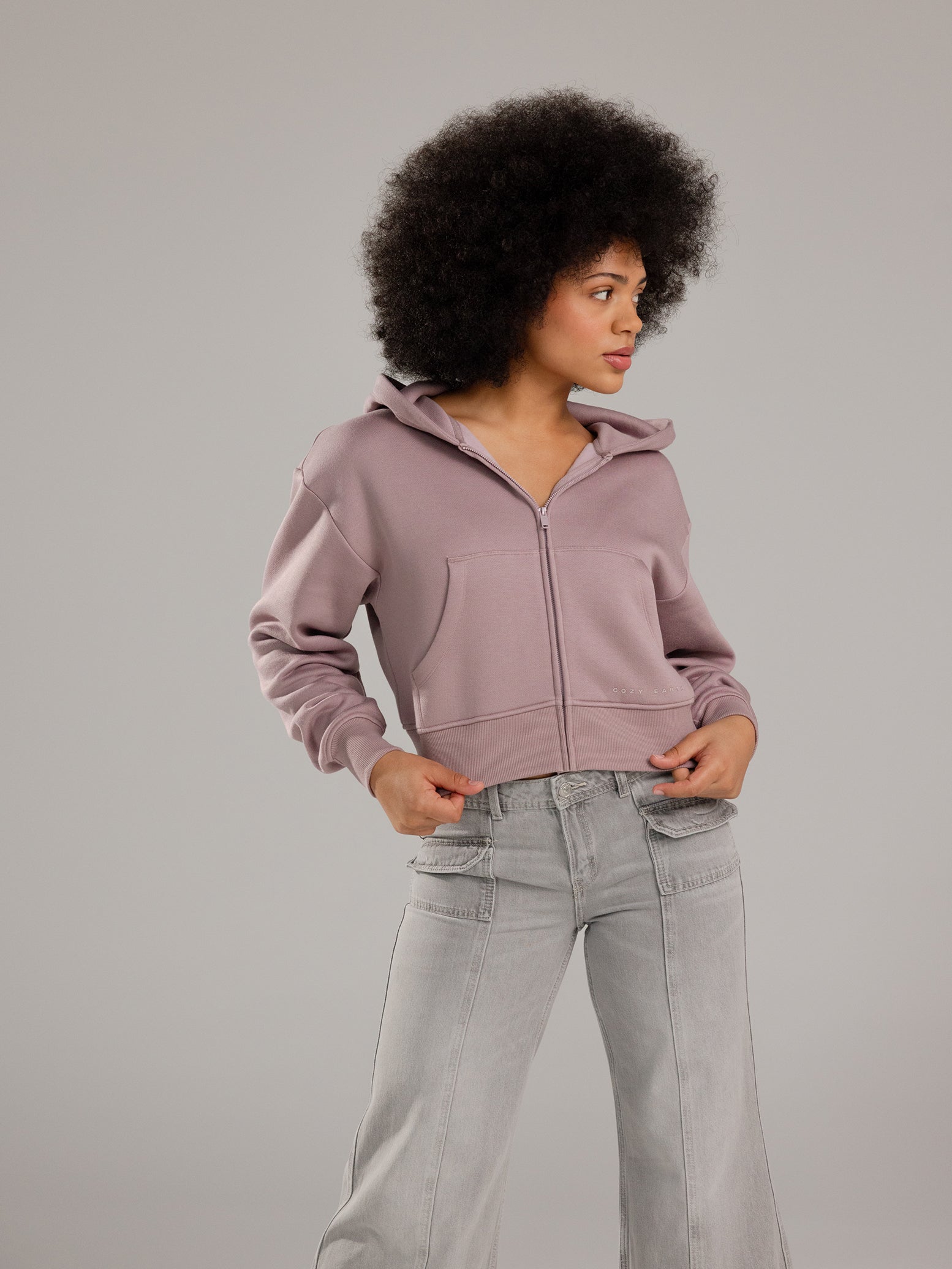 Women's CityScape 1.0 Cropped Full Zip - Image 7