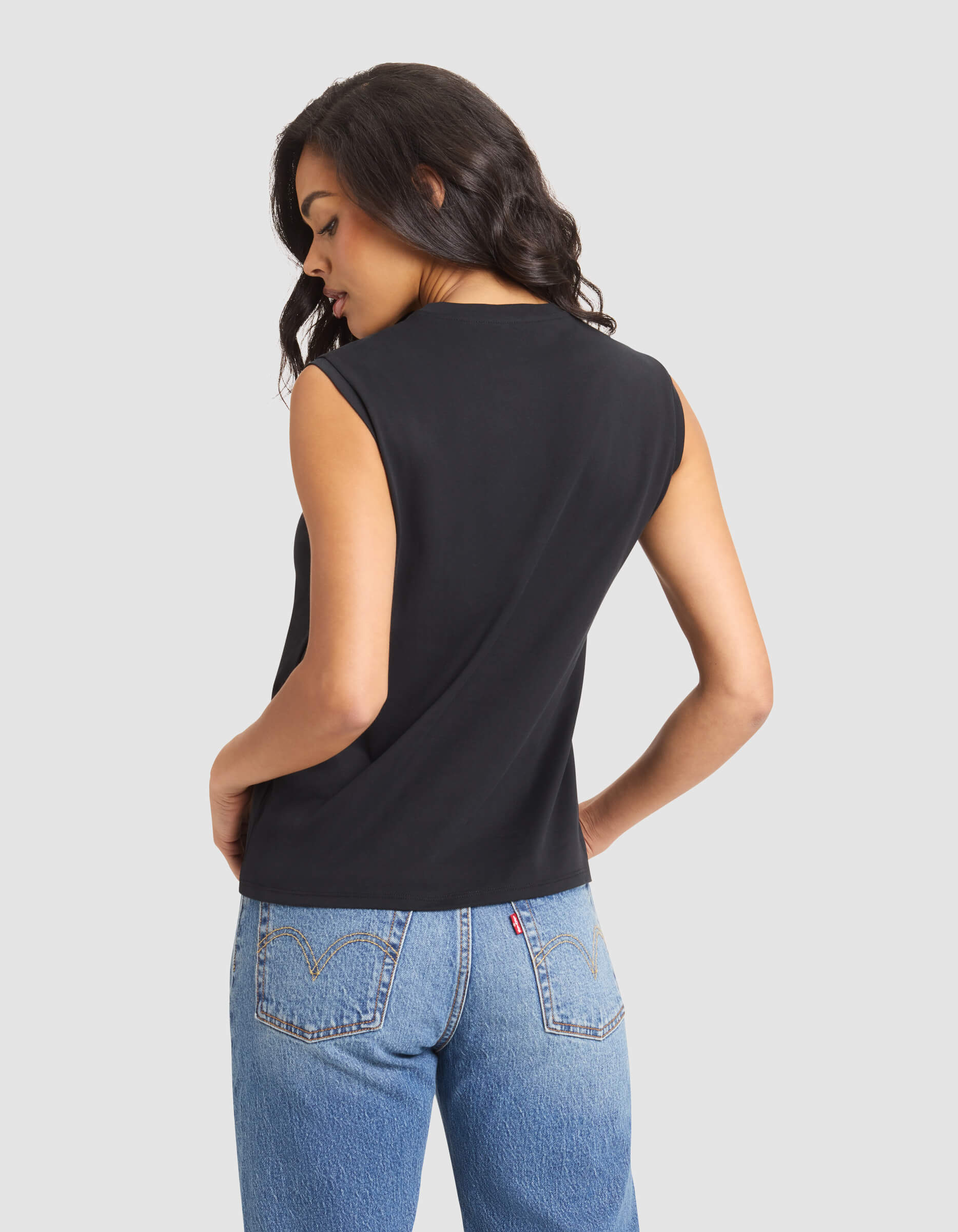 Women's All Day Sleeveless Tee - Image 3
