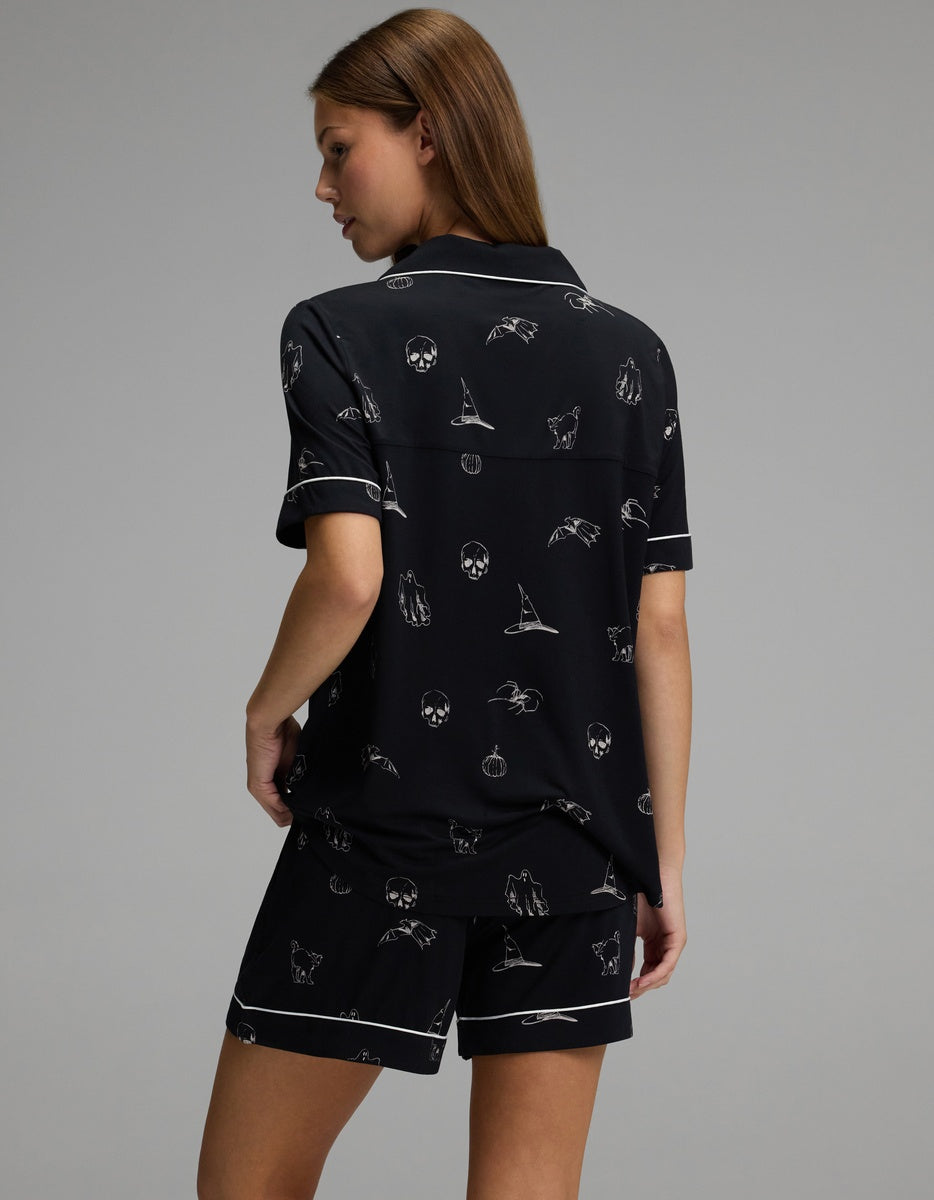 Women's Bamboo Stretch-Knit Short Sleeve Pajama Set - Image 2