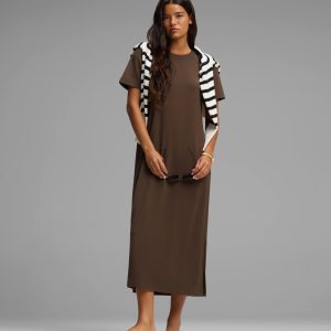 Women's Brushed Bamboo Midi Dress