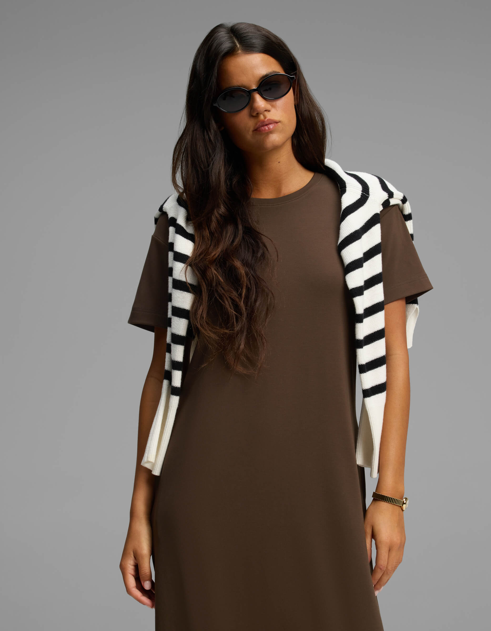 Women's Brushed Bamboo Midi Dress - Image 5