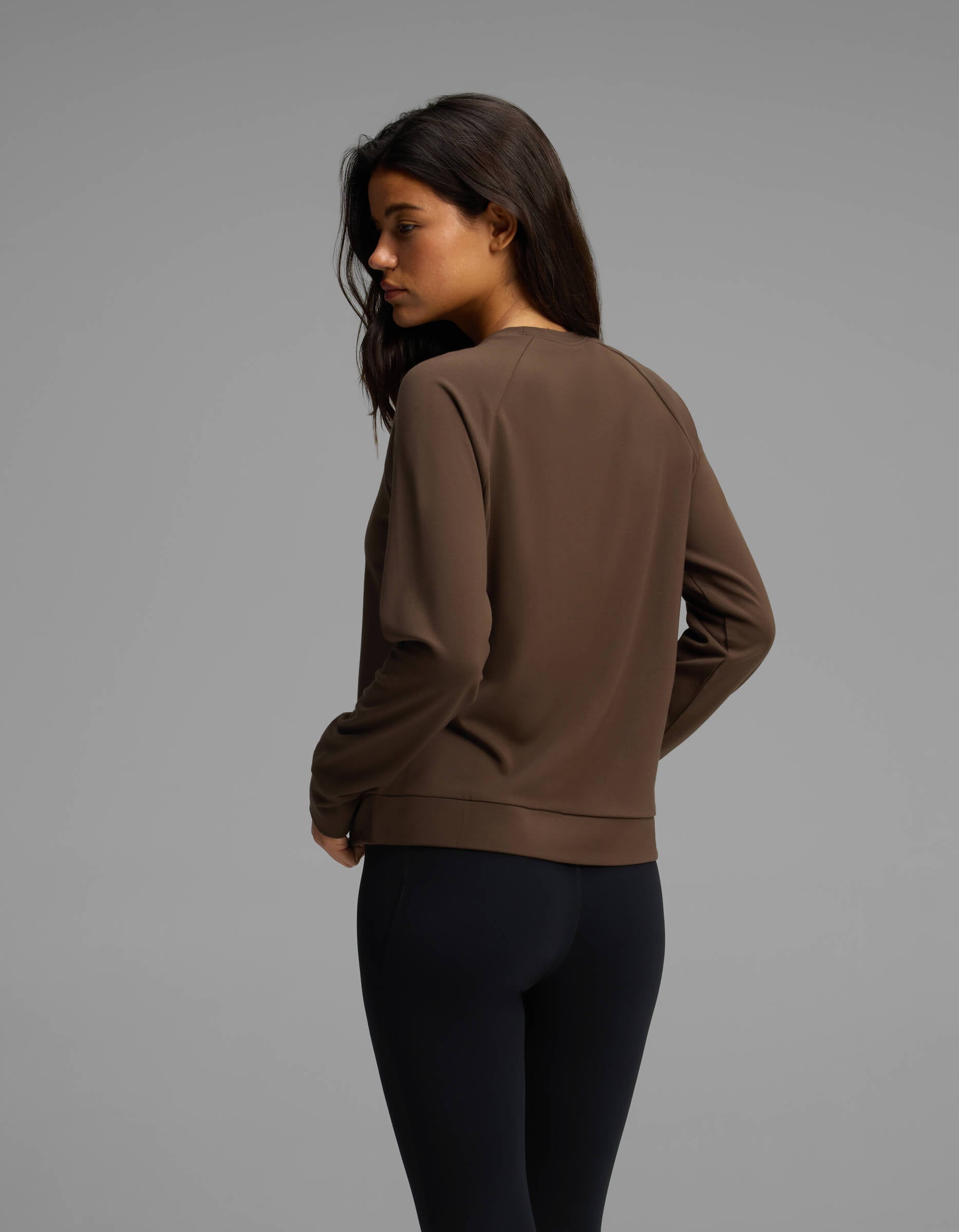Women's Brushed Bamboo Pullover Crew - Image 2