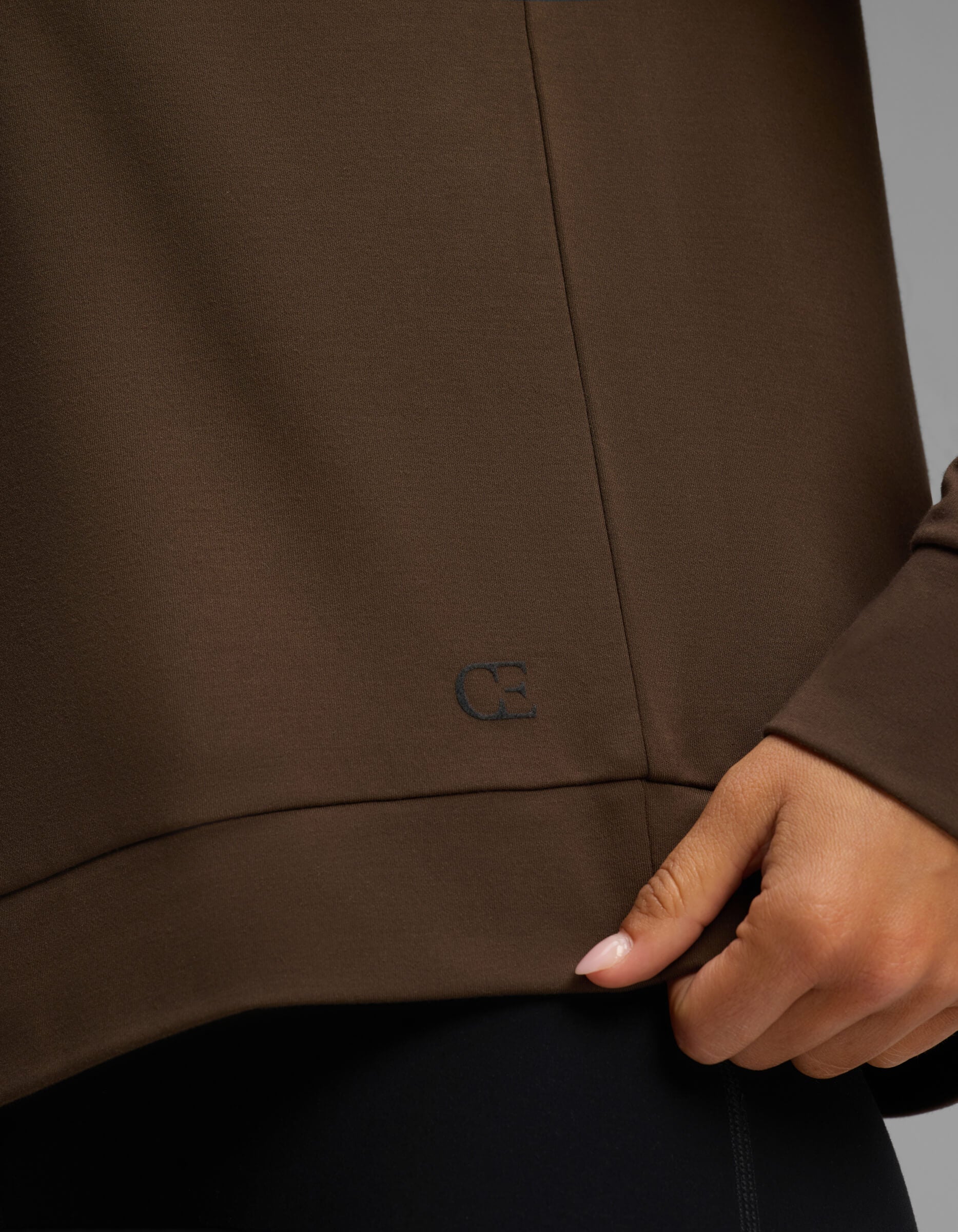 Women's Brushed Bamboo Pullover Crew - Image 4