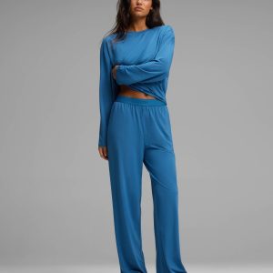 Women's First Layer Long Sleeve Sleep Tee & Pajama Pant Set