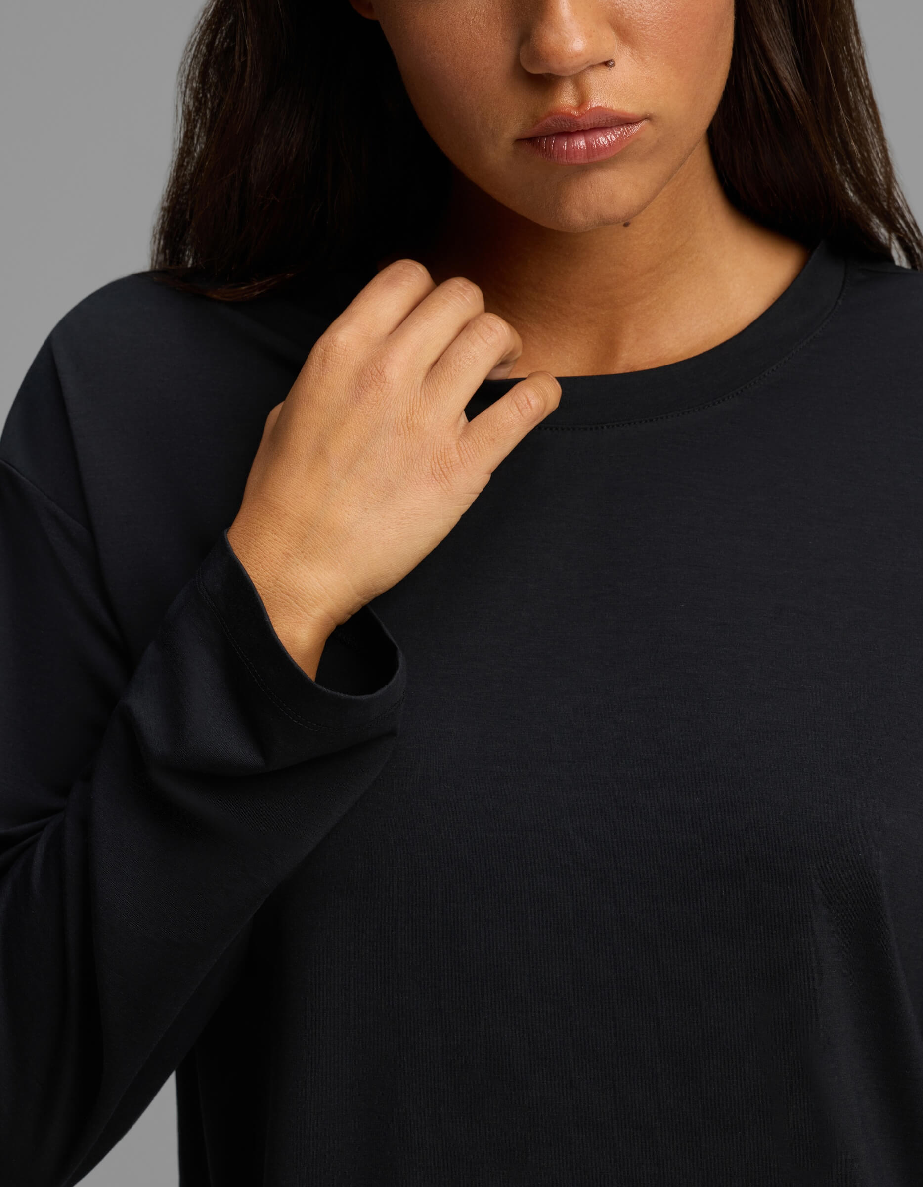 Women's First Layer Long Sleeve Sleep Tee & Boxer Short Set - Image 4