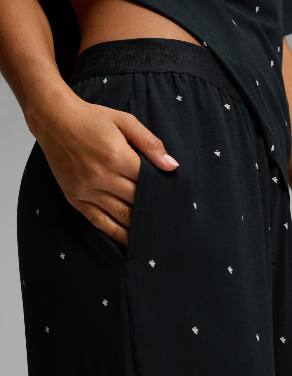 Women's First Layer Boyfriend Sleep Tee & Pajama Pant Set - Image 6