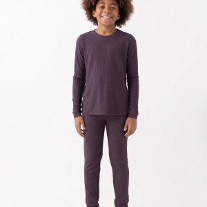 Children's Bamboo Waffle Knit Base Layer Set