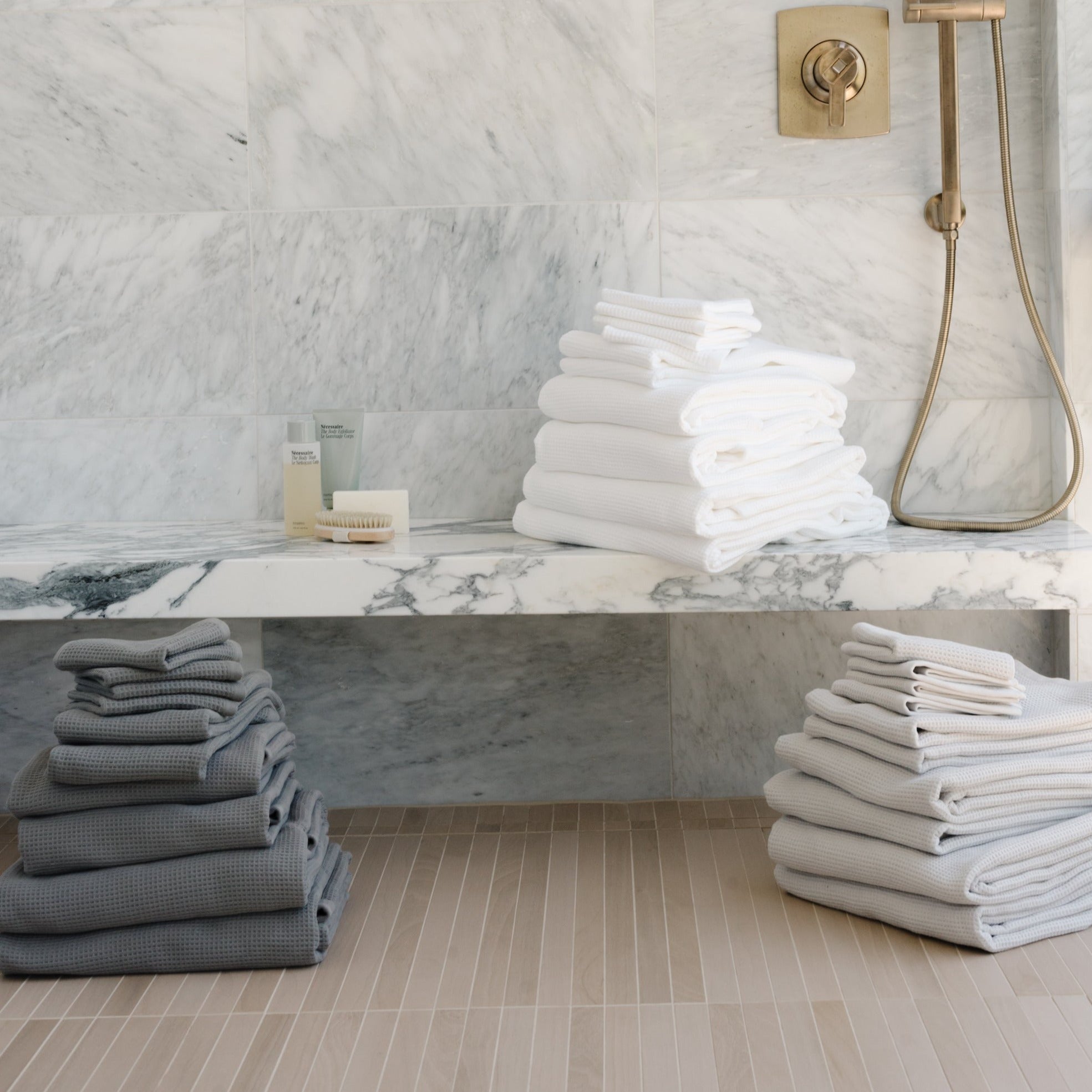 Waffle Bath Towel Set - Image 5
