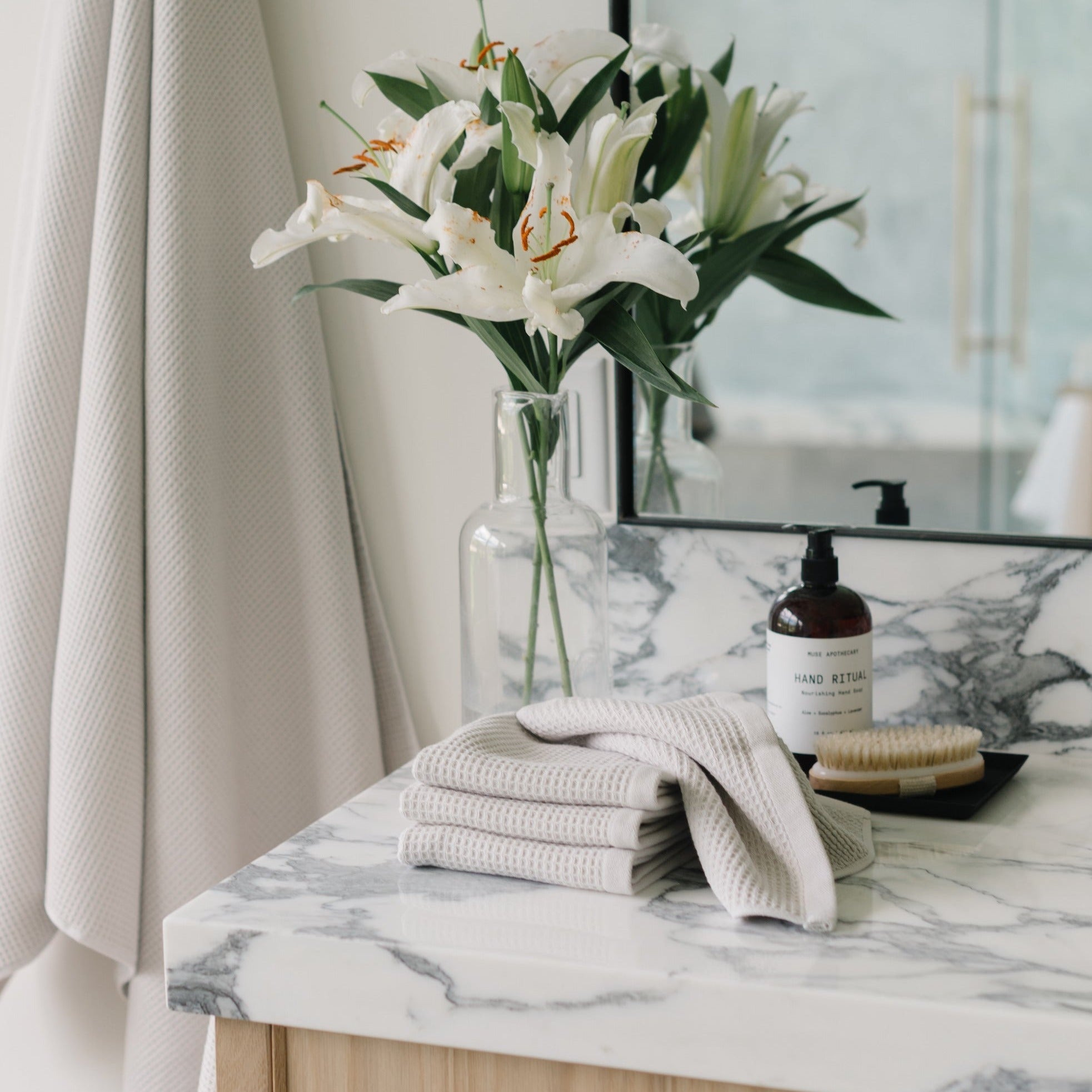 Waffle Bath Towel Set - Image 4