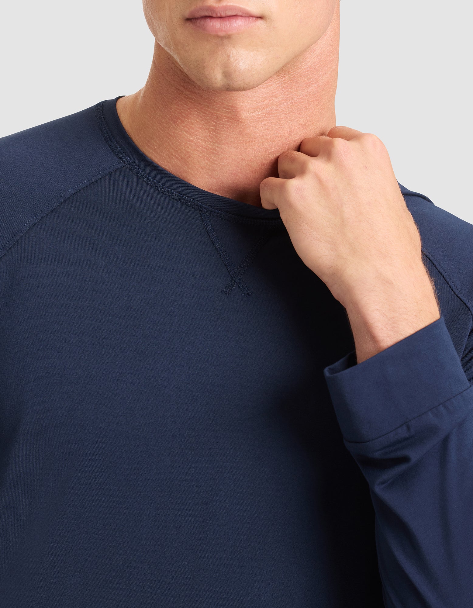 Men's Bamboo Stretch-Knit Long Sleeve Pajama Set - Image 4
