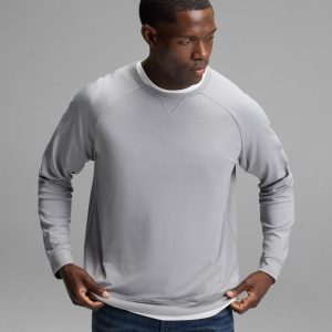 Men's Brushed Bamboo Pullover Crew