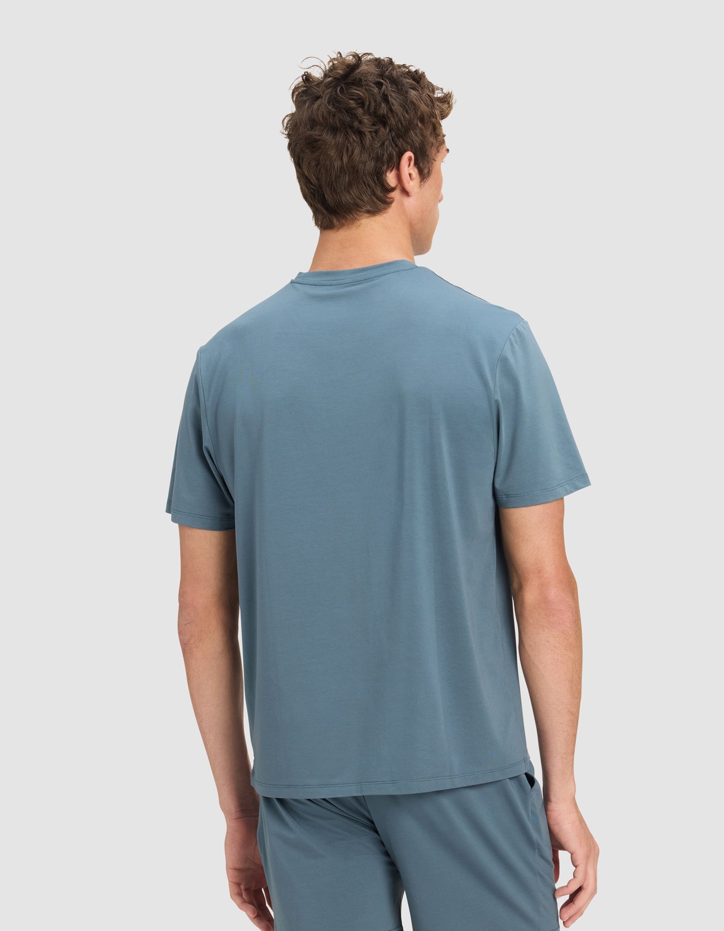 Men's First Layer Pajama Short Sleeve Tee & Pant Set - Image 5