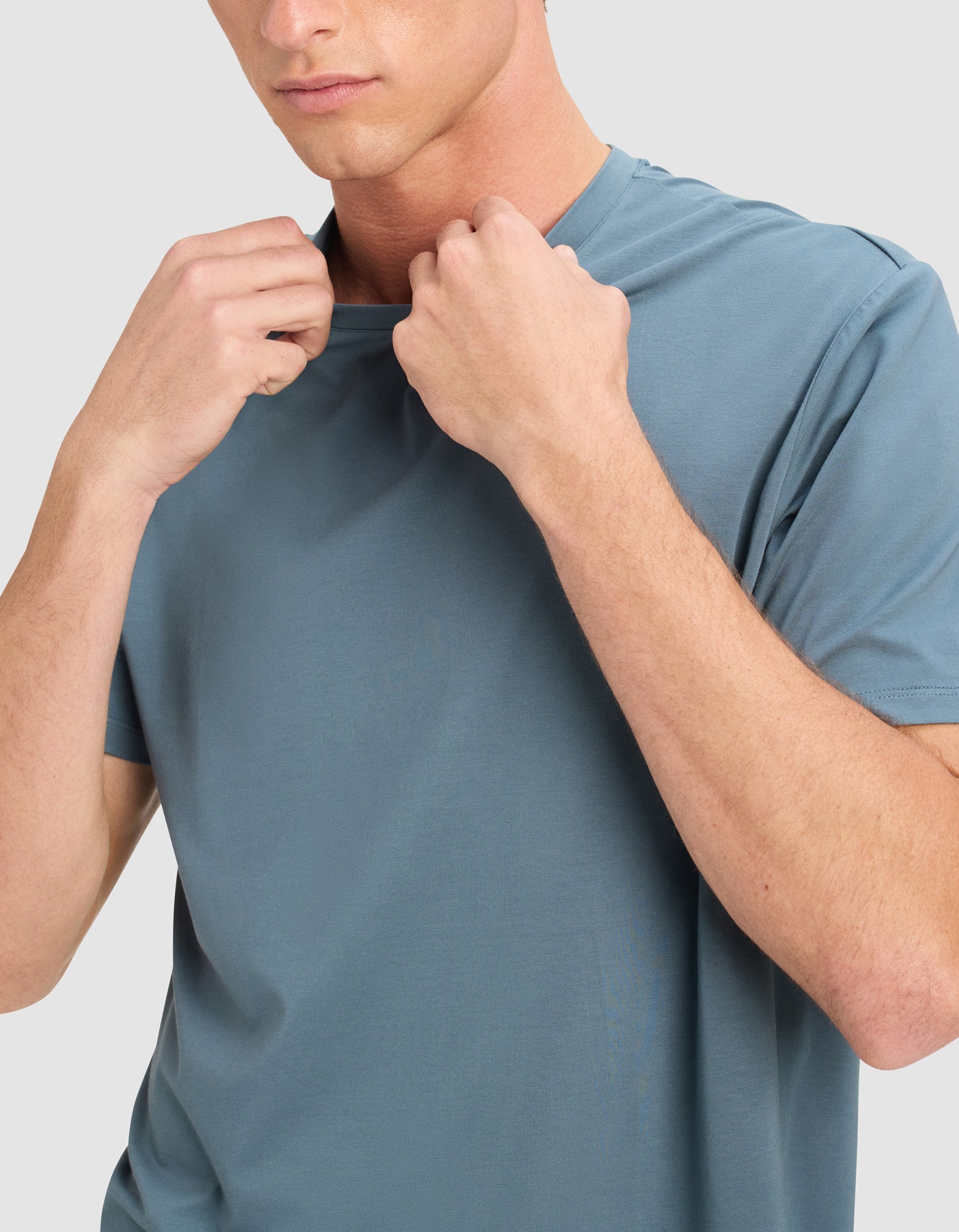 Men's First Layer Pajama Short Sleeve Tee & Pant Set - Image 6