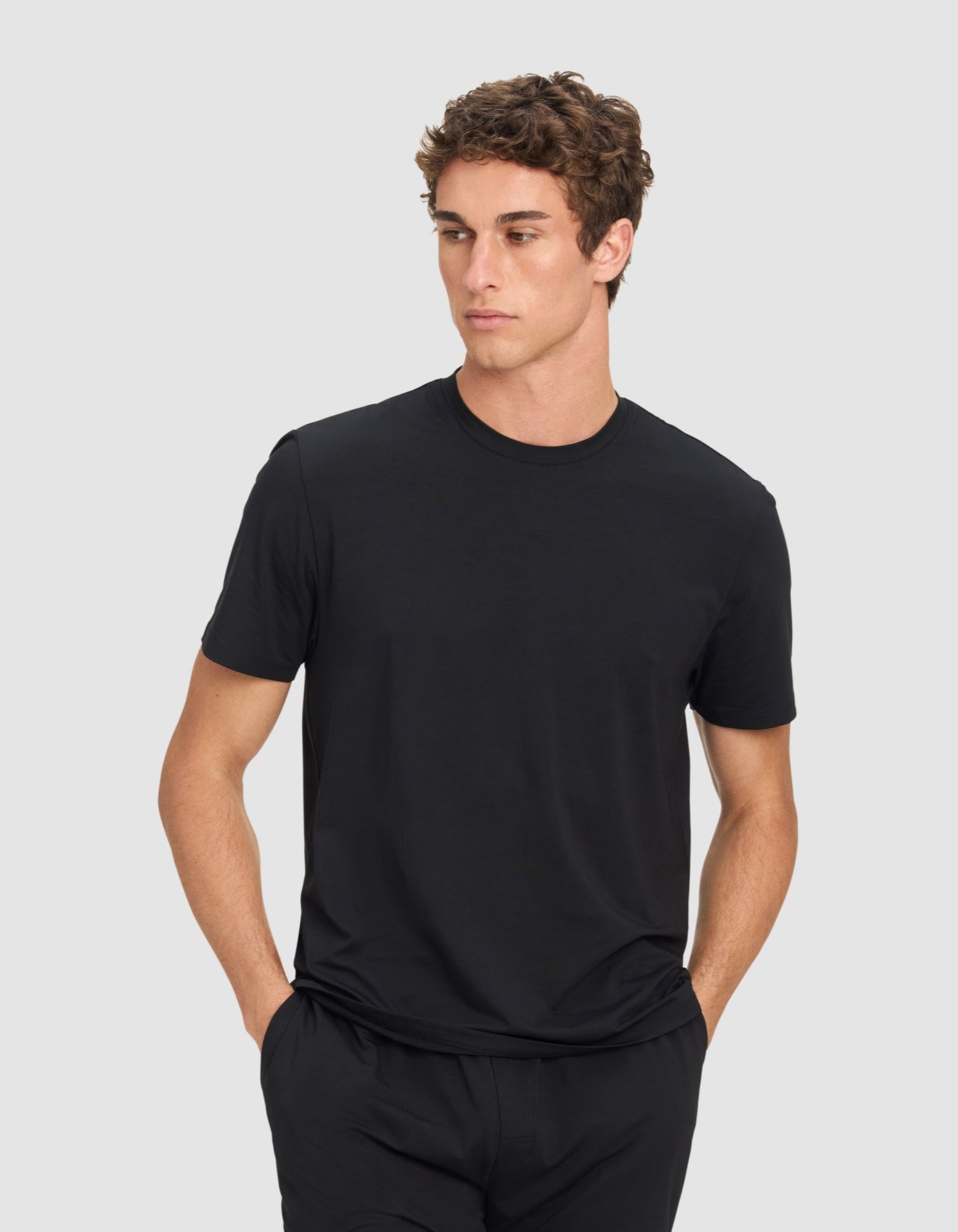Men's First Layer Pajama Short Sleeve Tee & Short Set - Image 4
