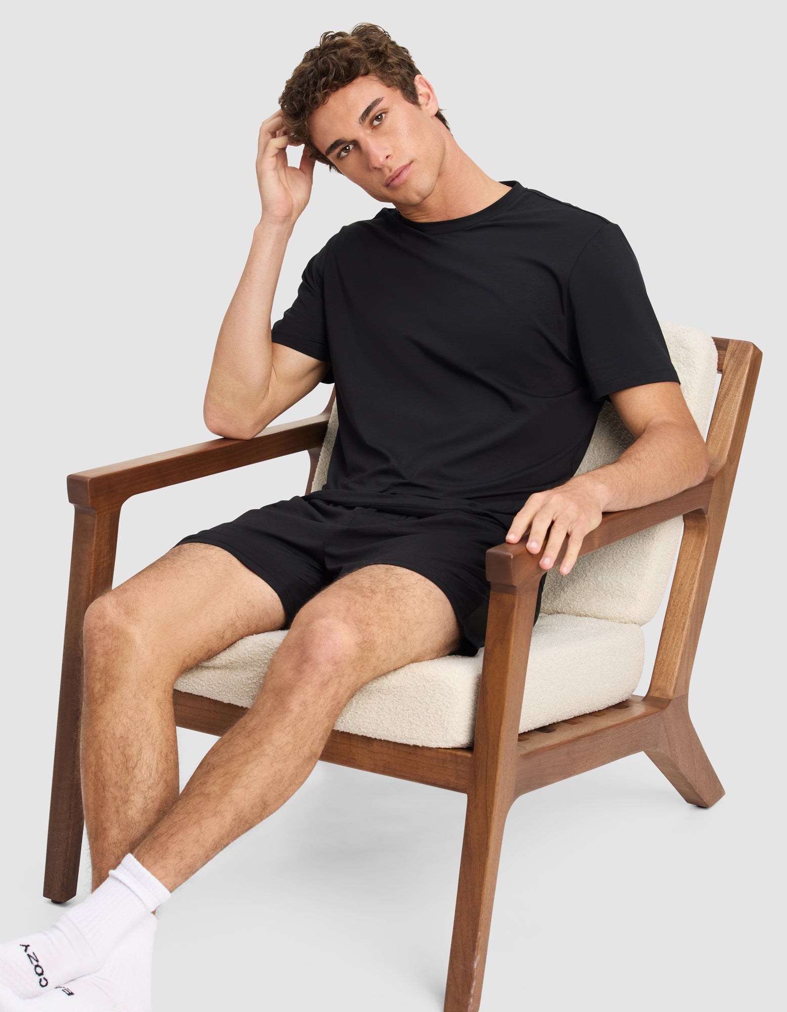 Men's First Layer Pajama Short Sleeve Tee & Short Set - Image 8