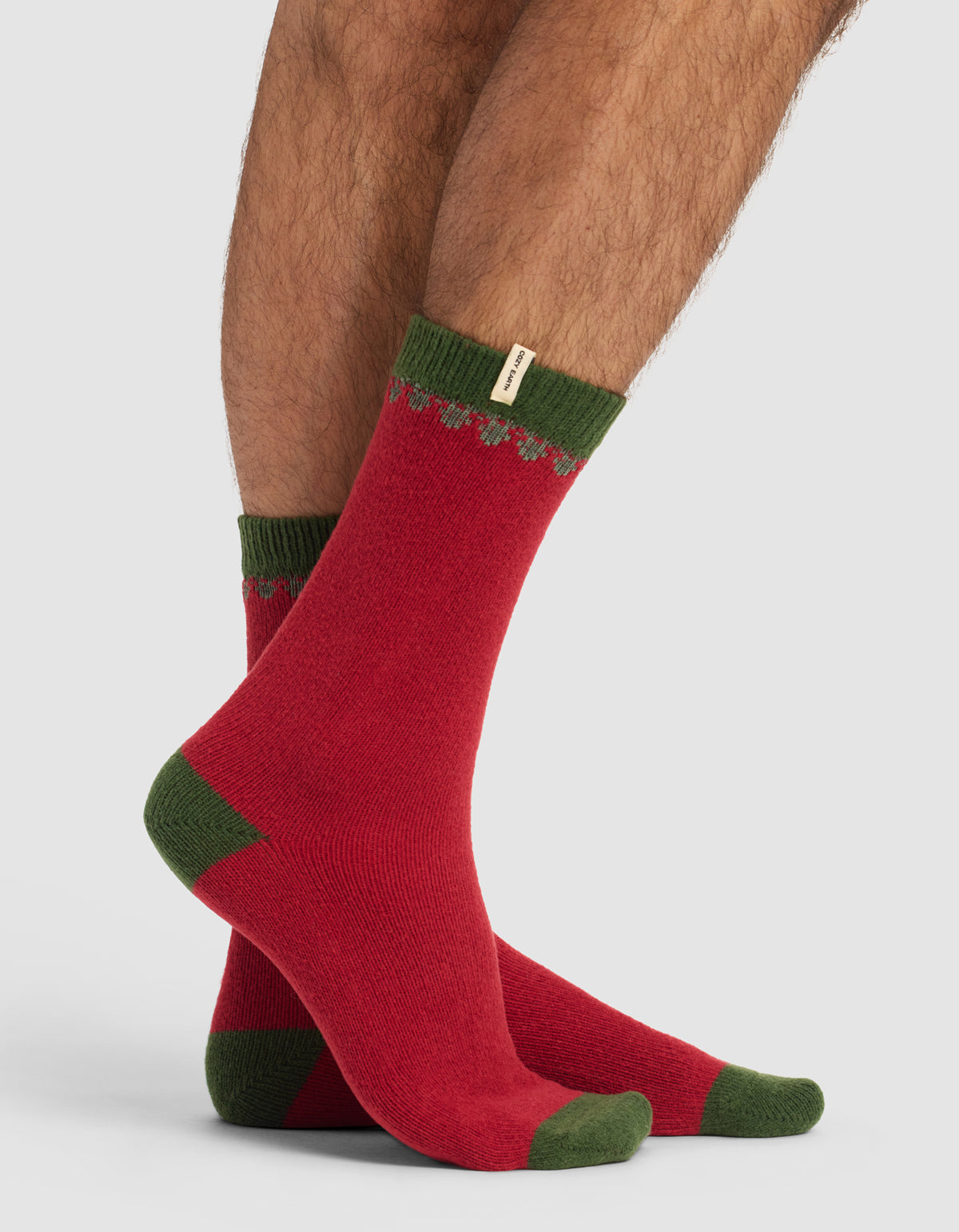 Mistletoe Plush Lounge Calf Sock - Image 6