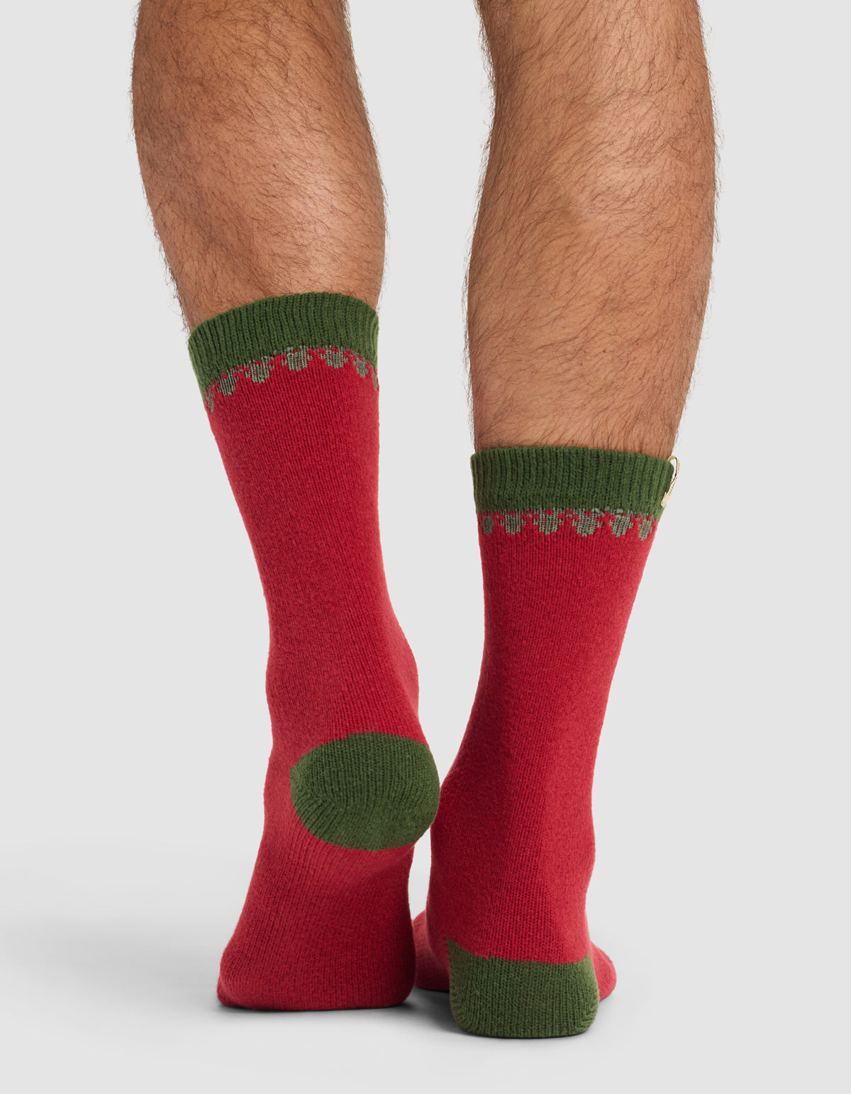 Mistletoe Plush Lounge Calf Sock - Image 7