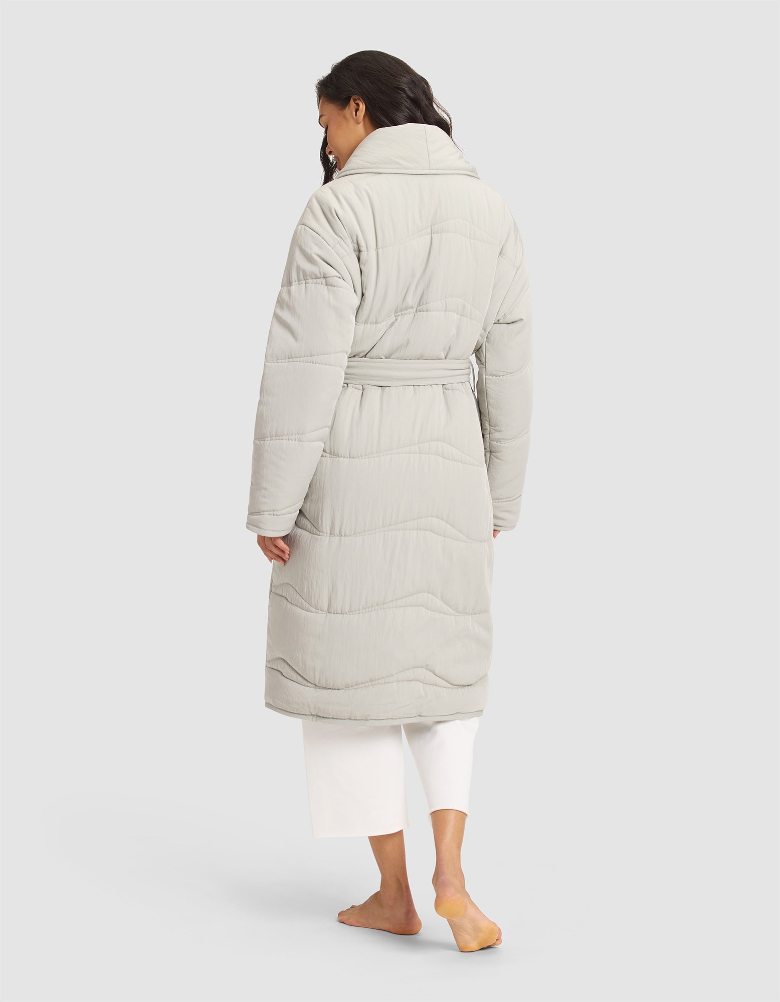 Women's Quilted House Coat - Image 4