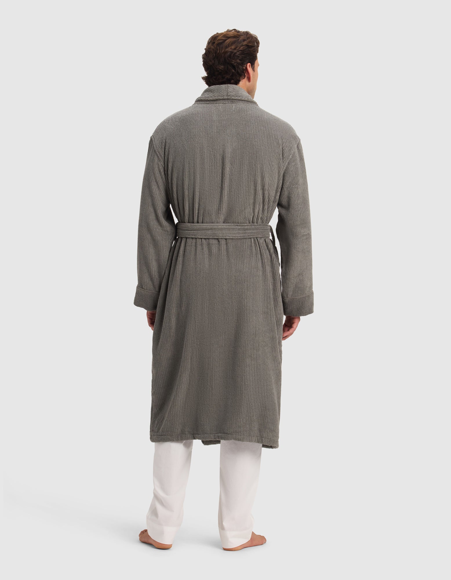 Ribbed Terry Bath Robe - Image 9