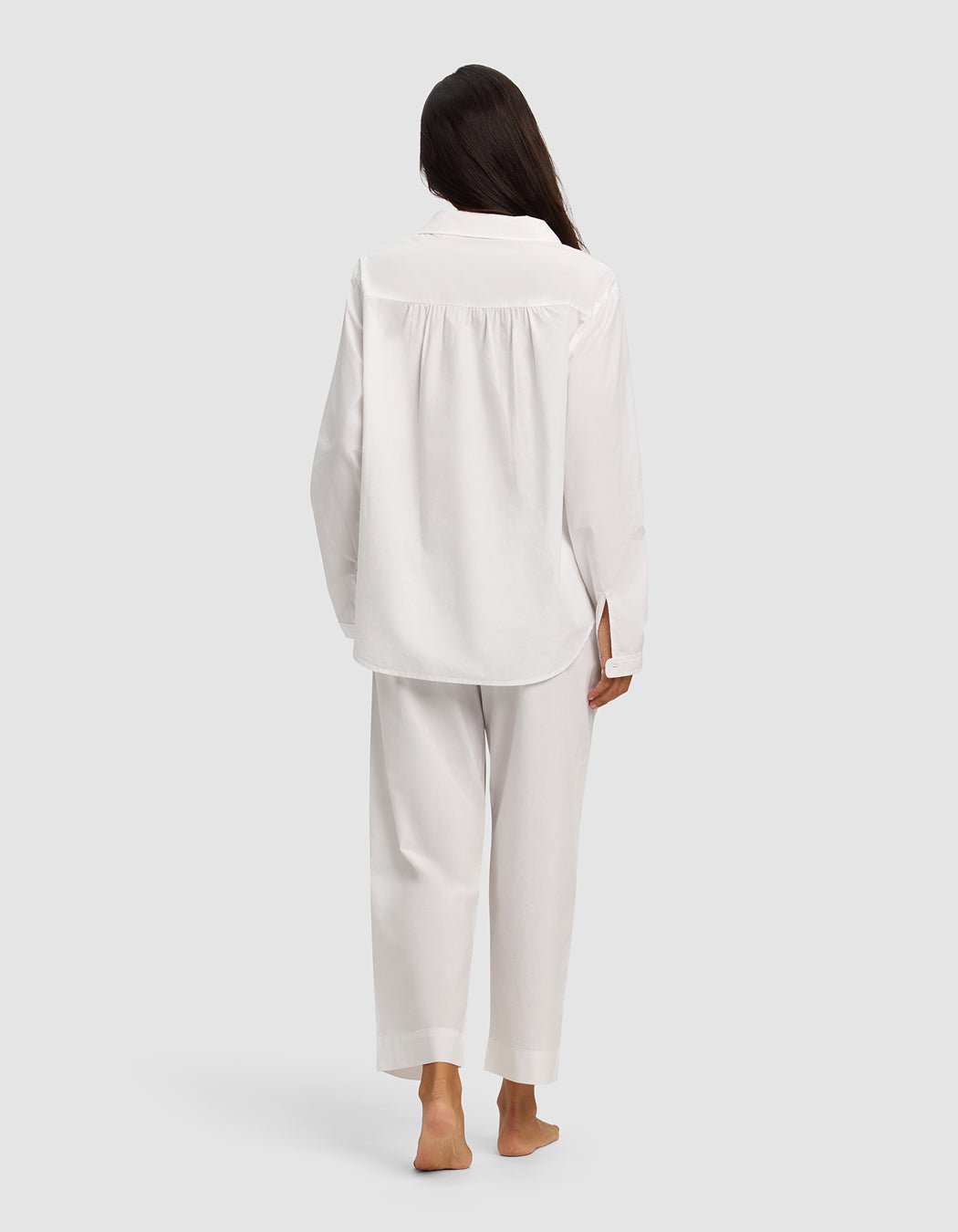 Women's Sutton Long Sleeve Cropped Pajama Set - Image 3