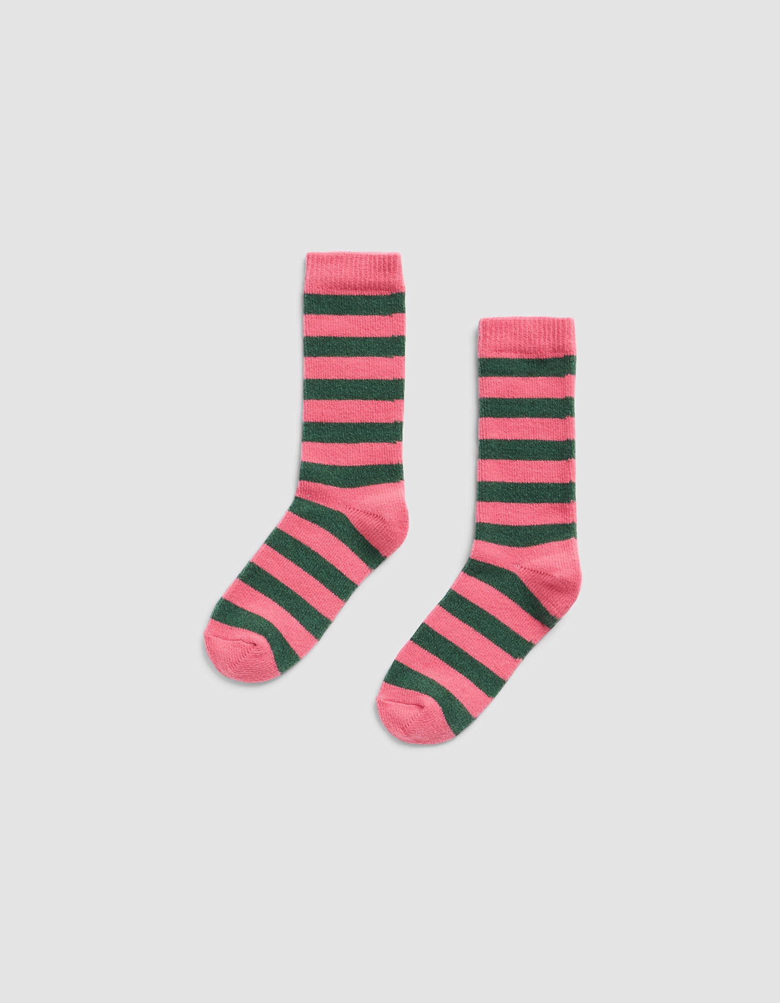 Striped Plush Lounge Calf Sock - Image 5