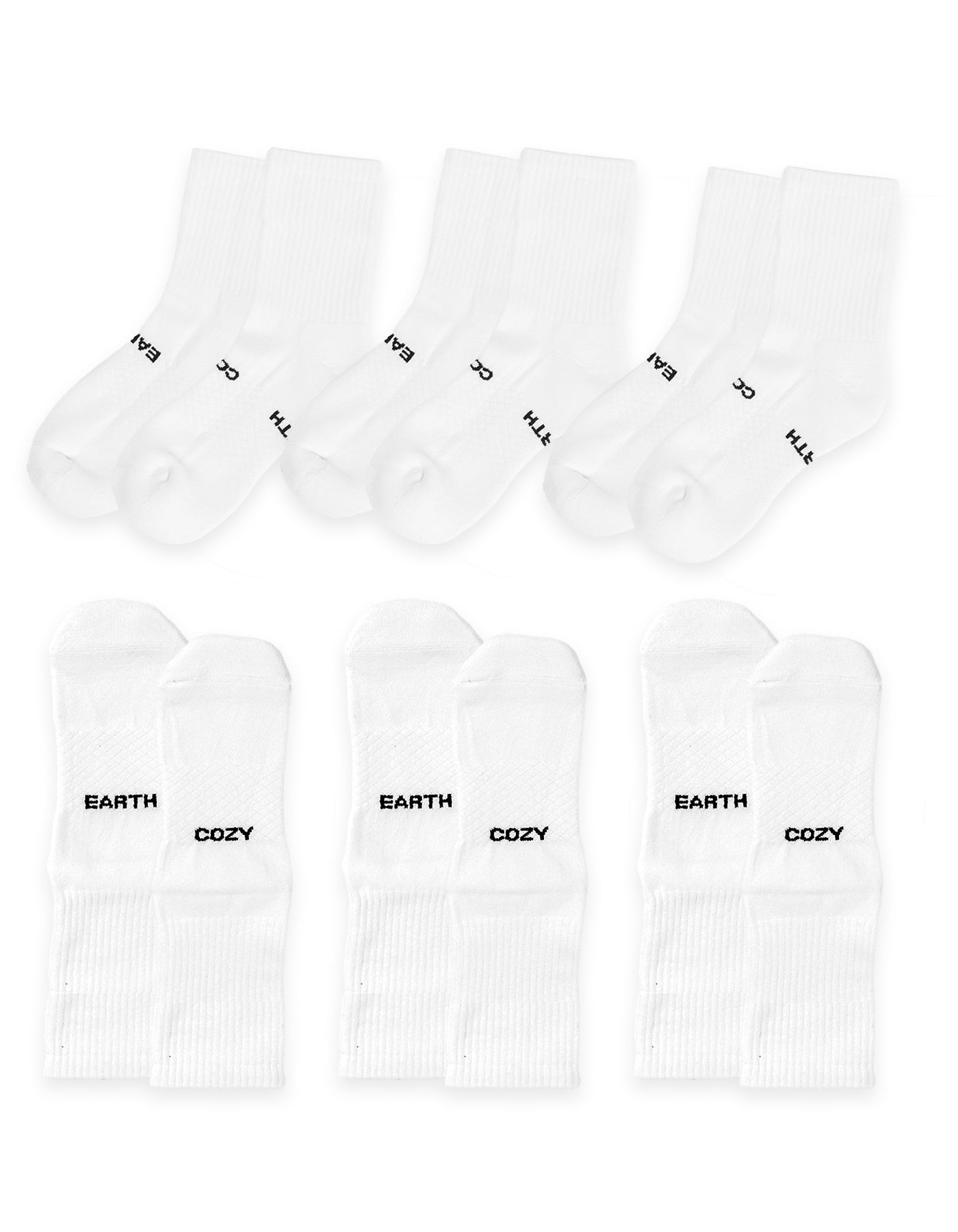Women's Essential Calf Sock 6-Pack - Image 6