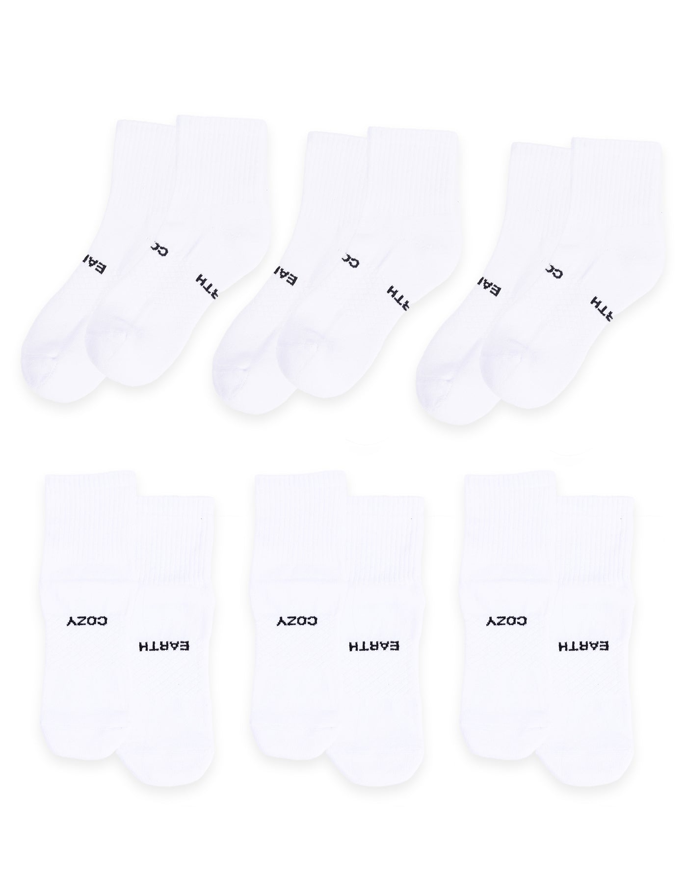 Women's Essential Quarter Sock 6-Pack - Image 5
