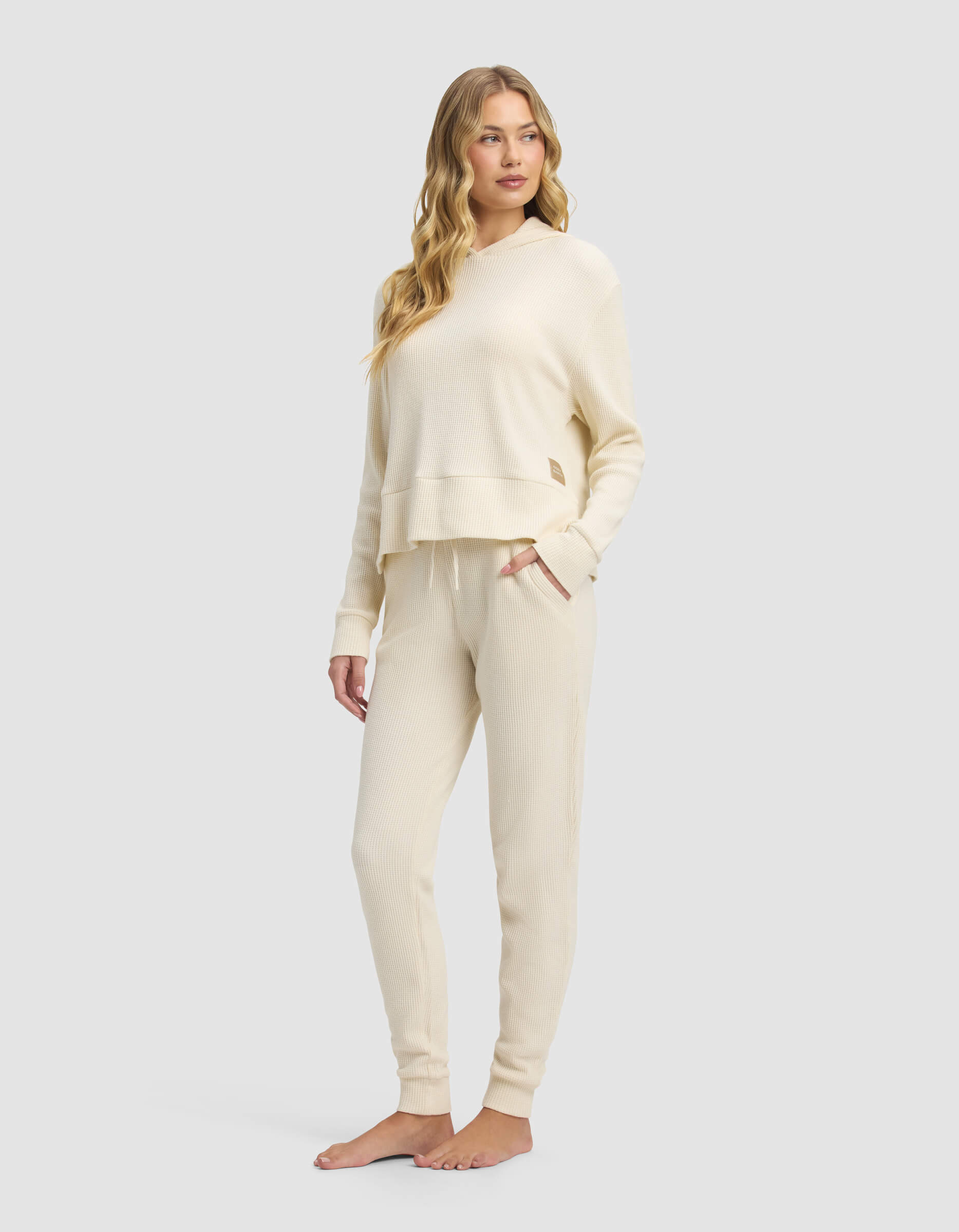 Women's Blake Waffle Hoodie & Jogger Set - Image 3
