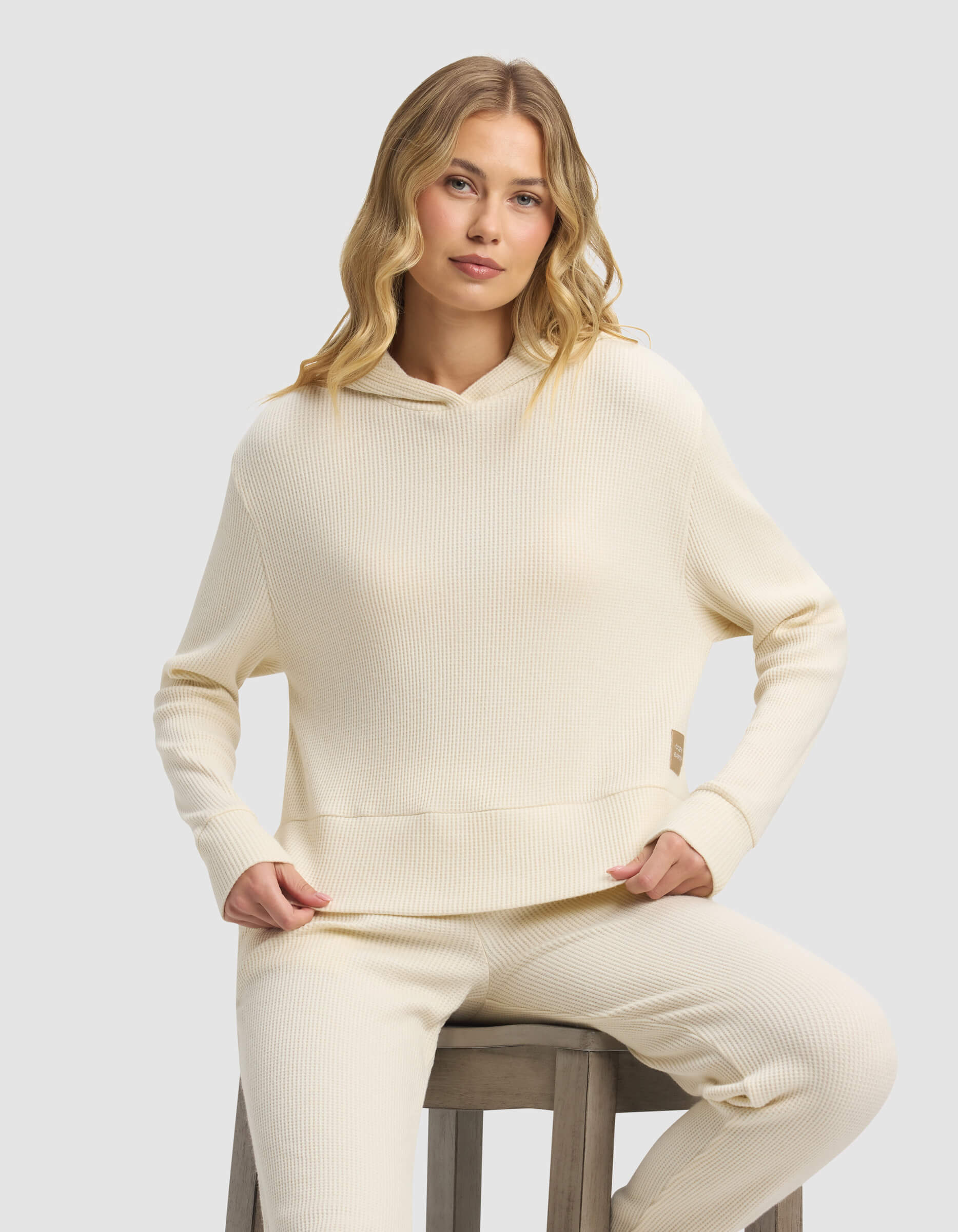 Women's Blake Waffle Hoodie - Image 3