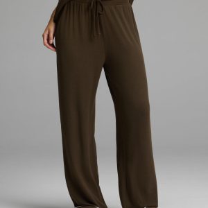 Women's Bamboo Rib-Knit Classic Pajama Pant