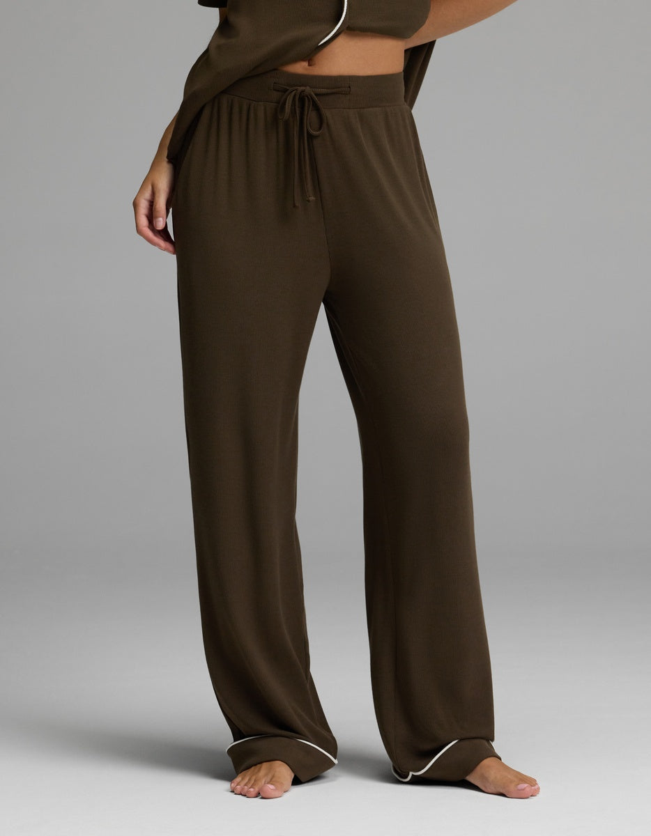 Women's Bamboo Rib-Knit Classic Pajama Pant