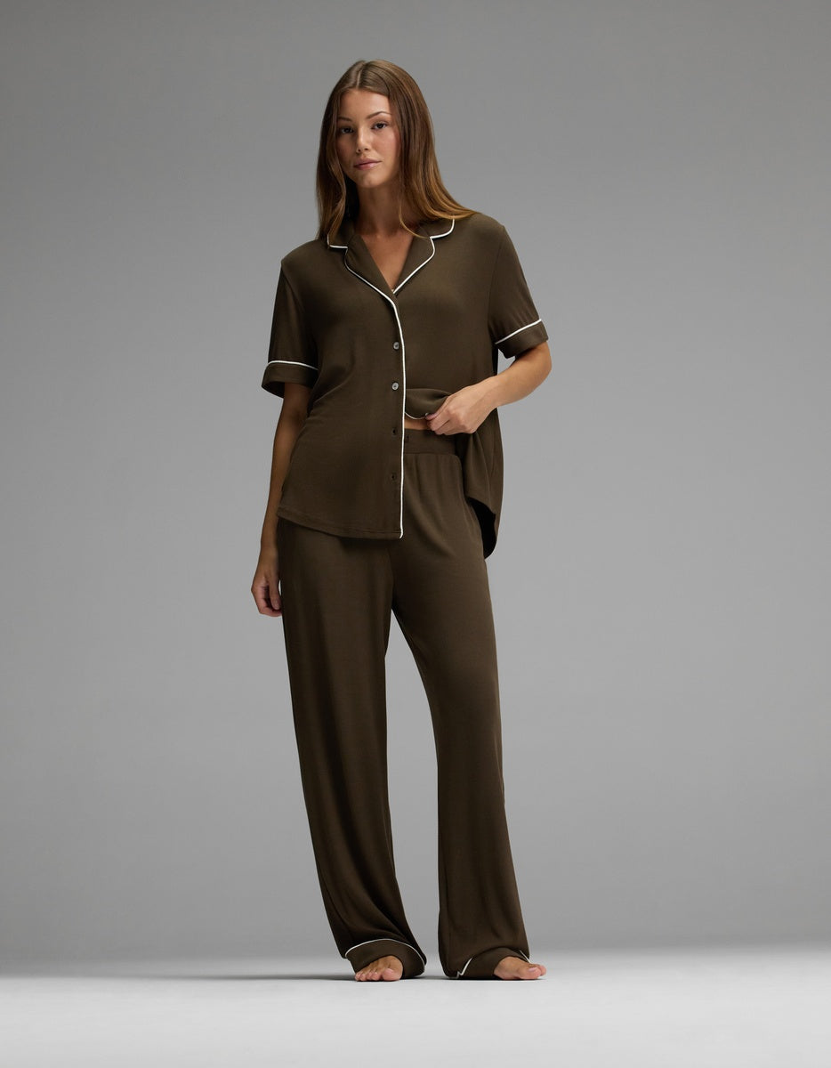 Women's Bamboo Rib-Knit Classic Pajama Pant - Image 3