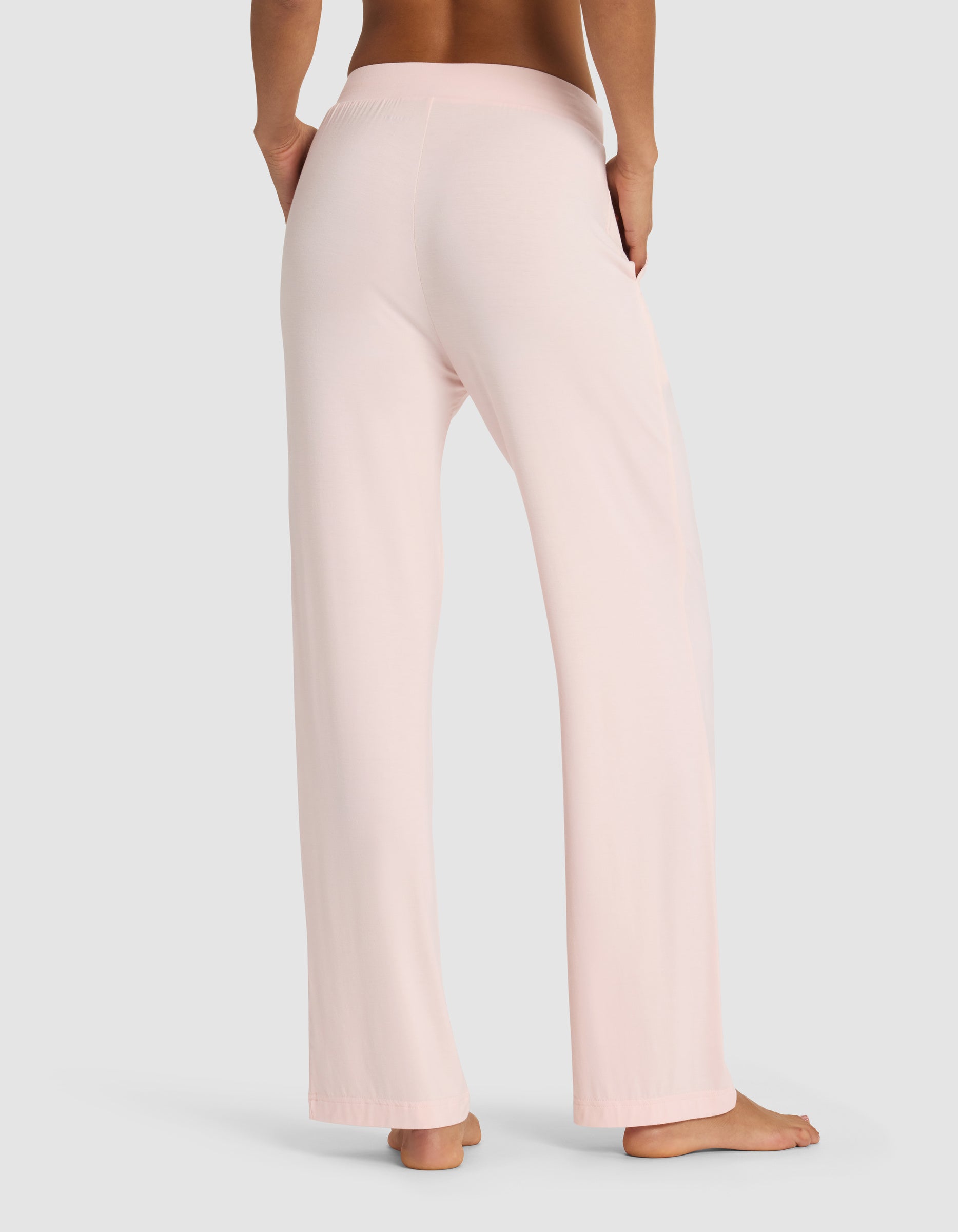 Women's Bamboo Stretch-Knit Long Sleeve Lounge Tee & Pant Set - Image 7