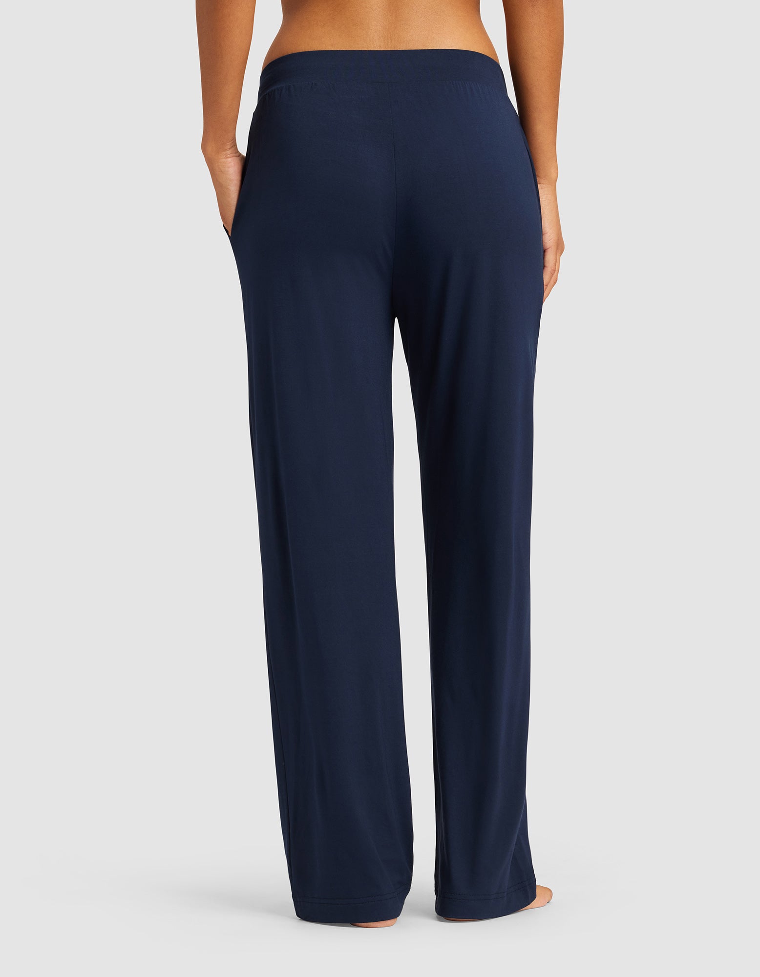 Women's Bamboo Stretch-Knit Lounge Tee & Pants Set - Image 6