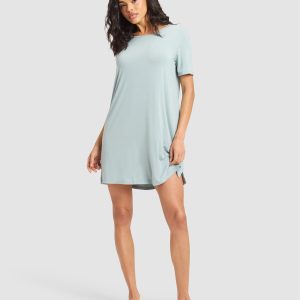 Women's Bamboo Stretch-Knit Sleep Dress