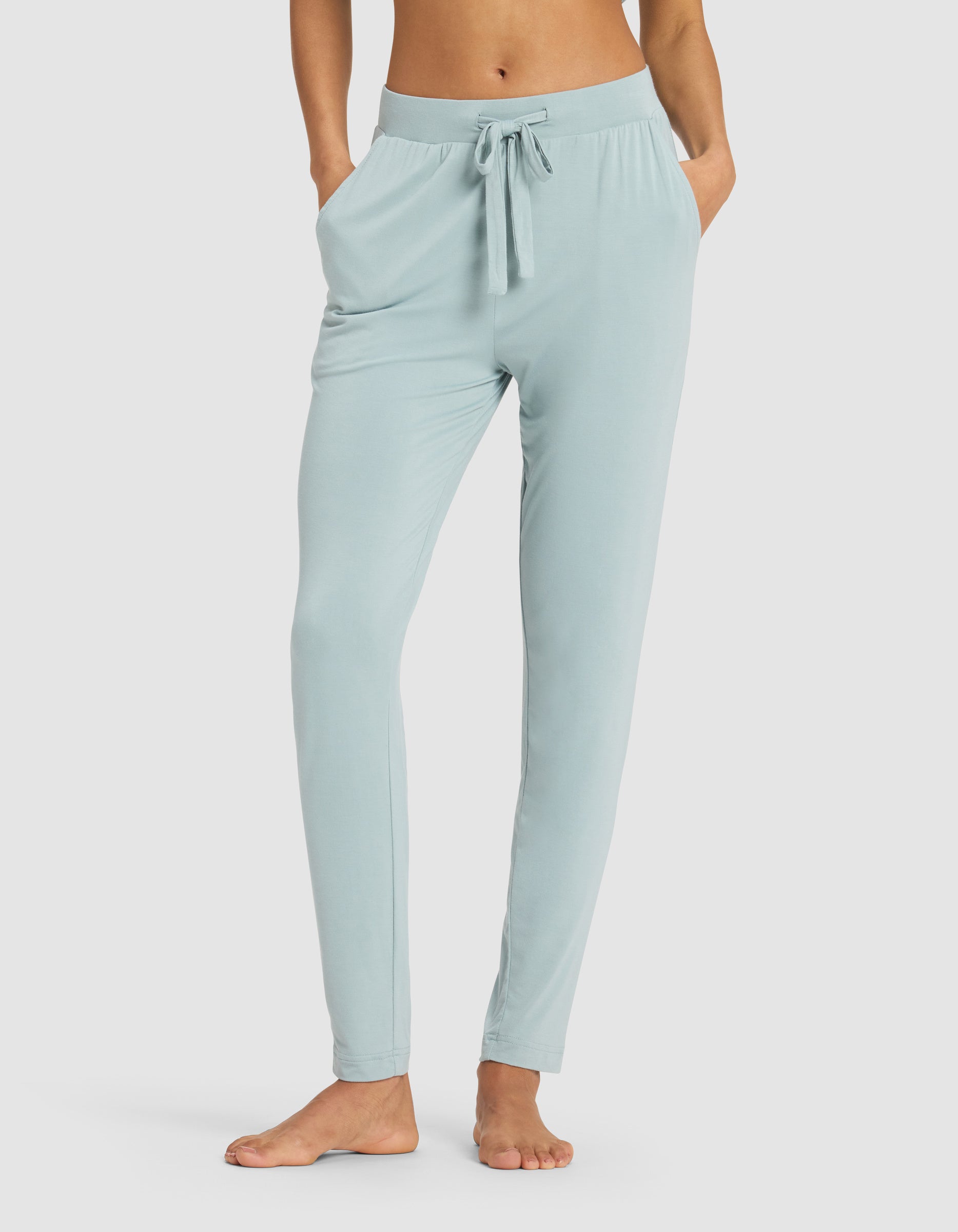 Women's Bamboo Stretch-Knit Tank & Tapered Pant Set - Image 5