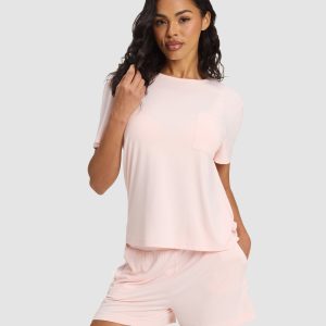 Women's Bamboo Stretch-Knit Lounge Tee