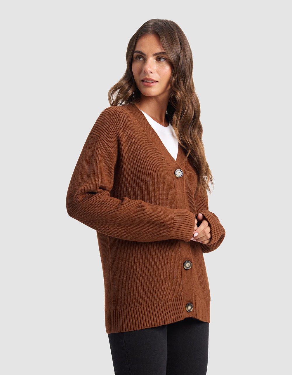 Oversized Classic Cardigan - Image 2