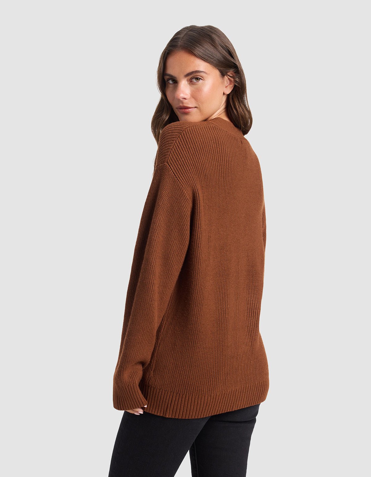 Oversized Classic Cardigan - Image 3