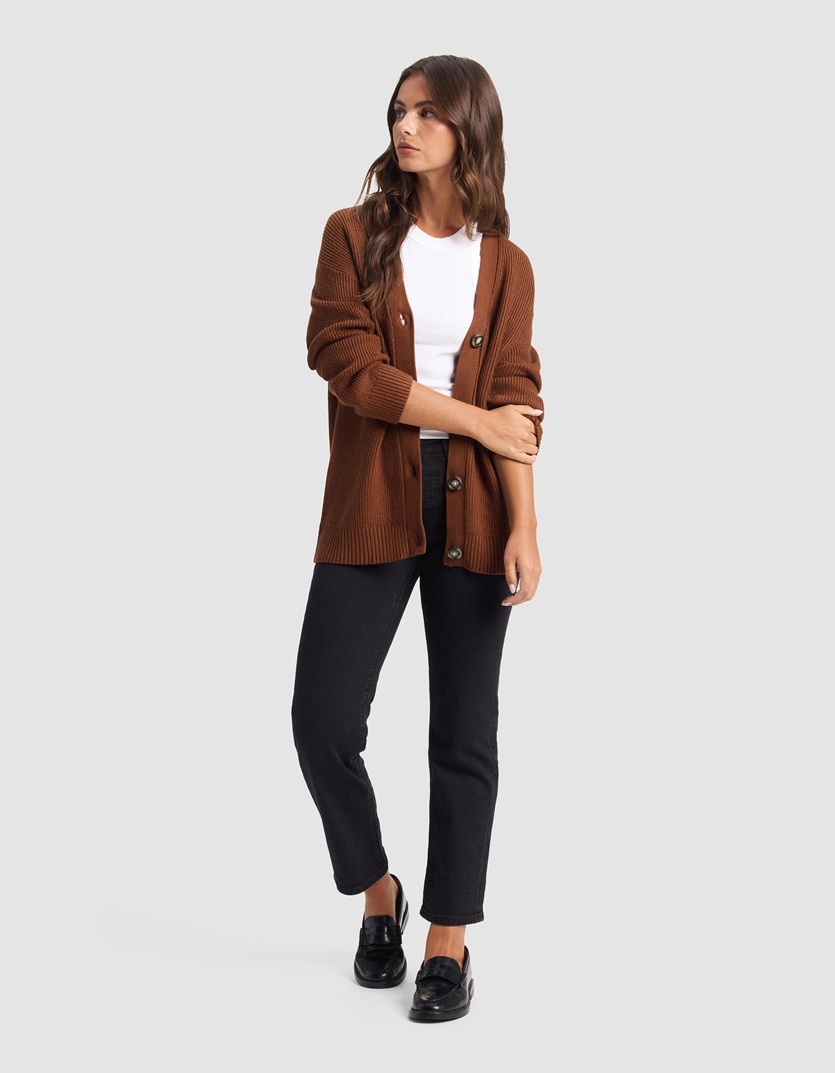 Oversized Classic Cardigan - Image 4
