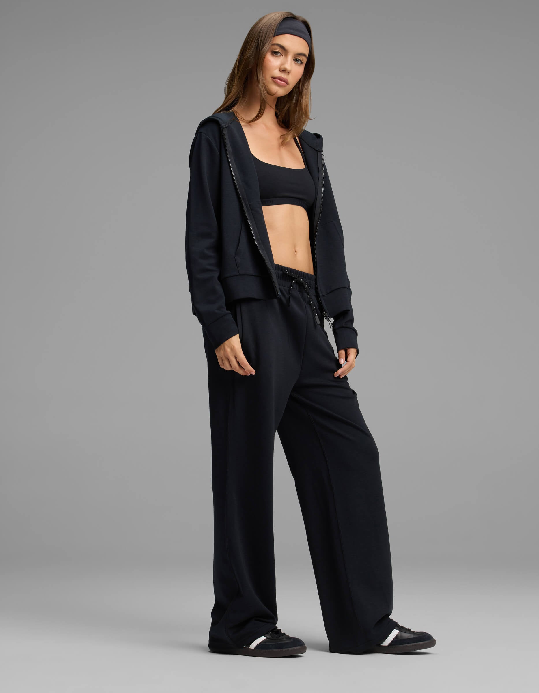Women's Versa Full-Zip Hoodie & Wide Leg Pant Set - Image 2